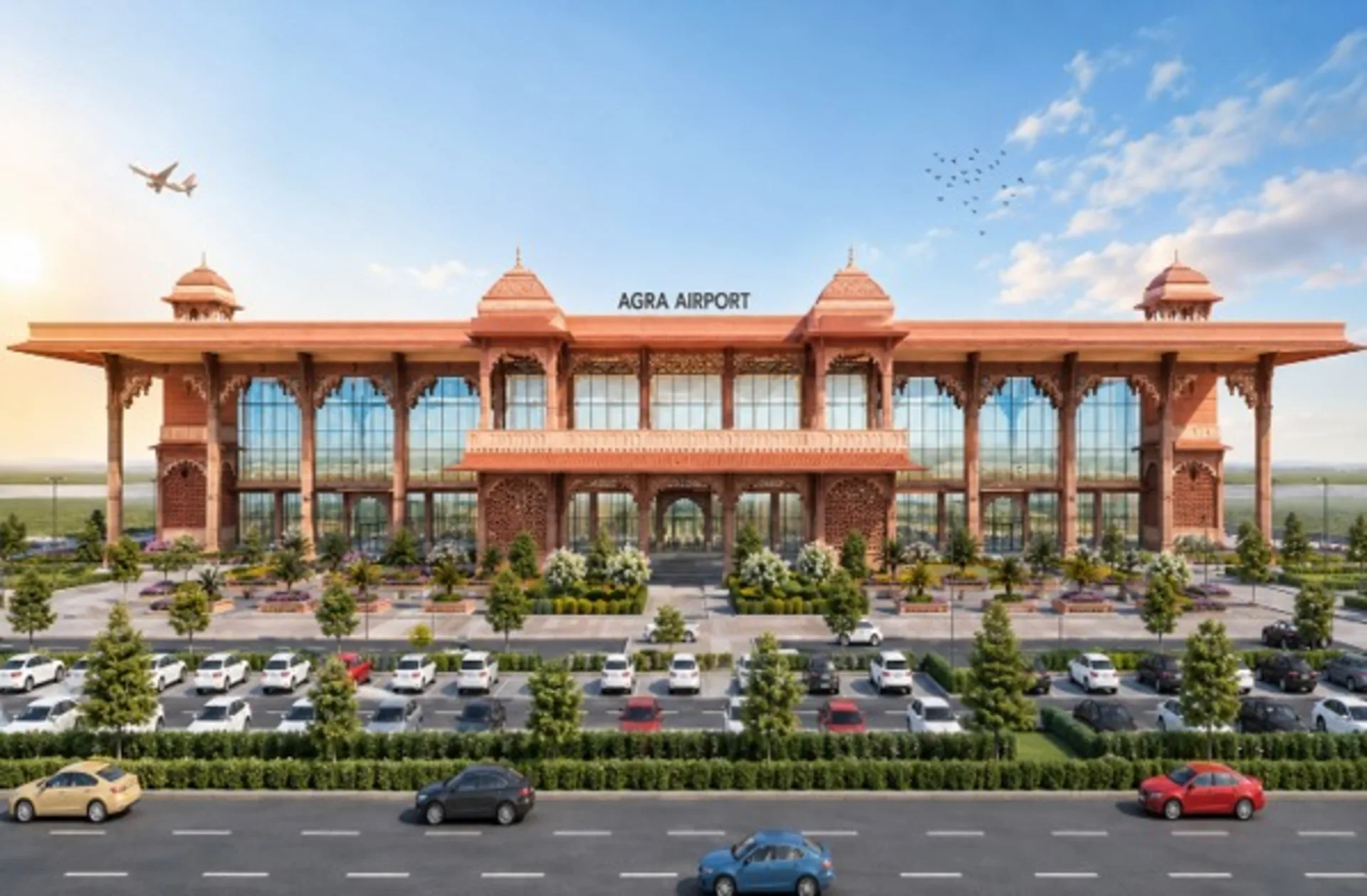 Terminal Facade — Agra Airport