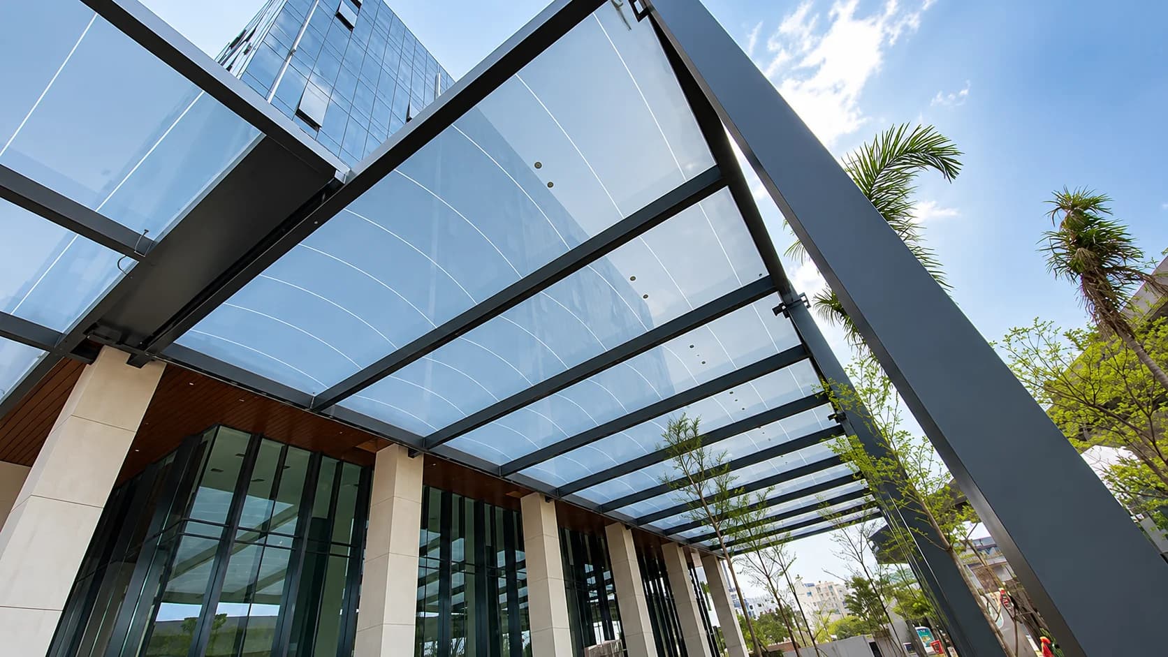 ETFE Canopy — Hilton