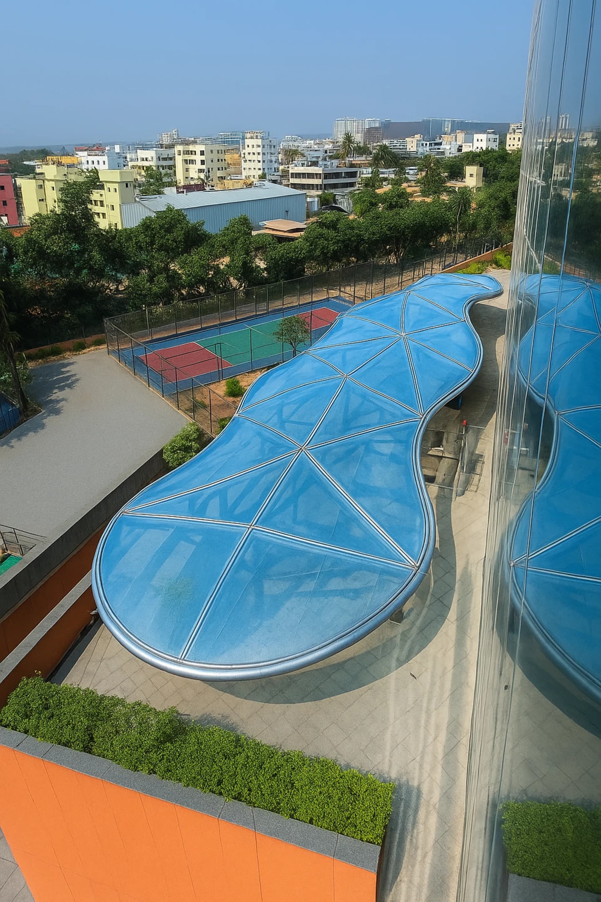 ETFE Wavy Canopy — Sattva Endeavor