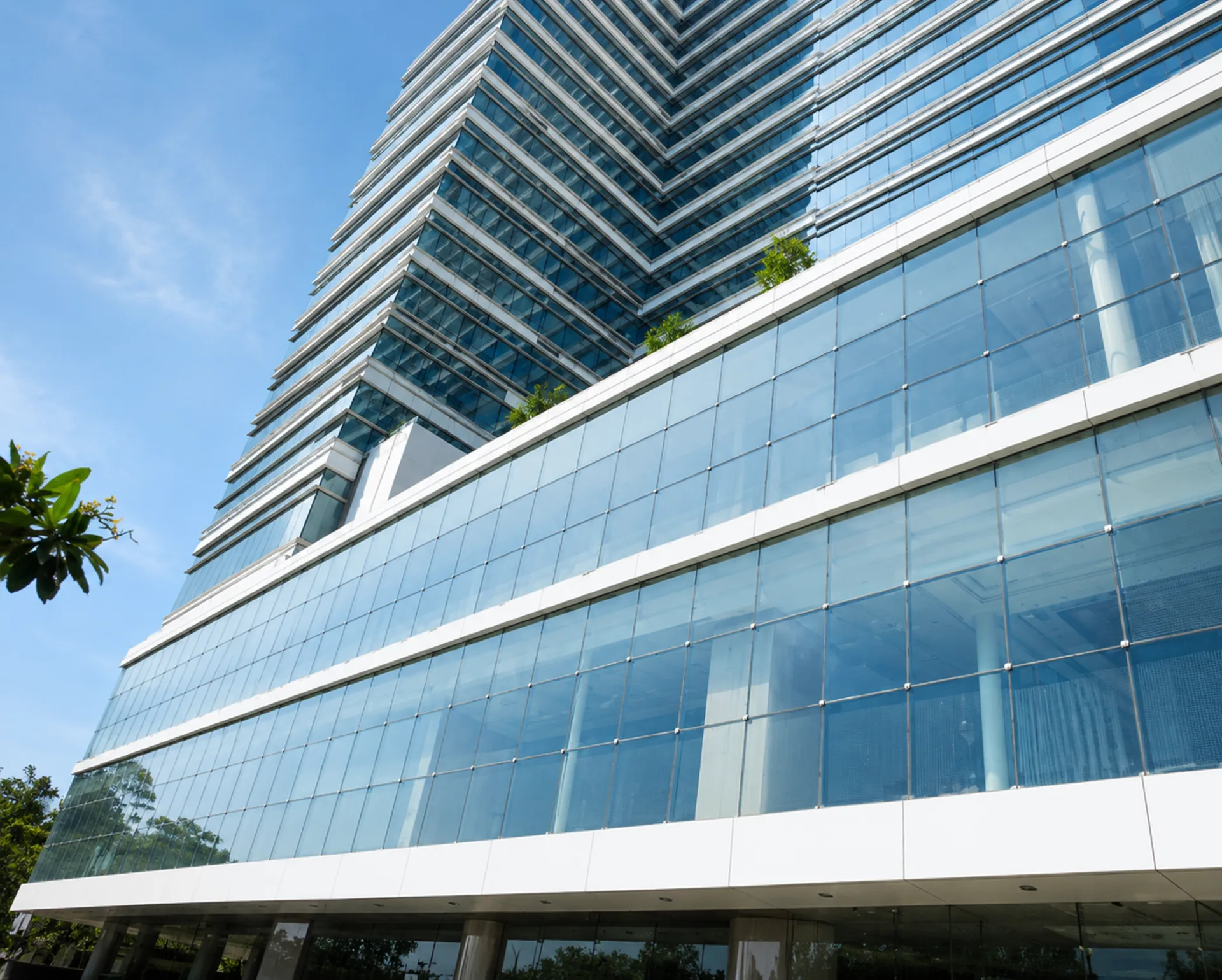 Cable Facade — Shangri-La Hotel Bengaluru